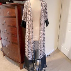 Shein long sheer top